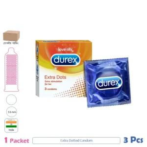 Durex Extra Dot 1 Pack (3 Pcs)