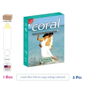CSKU100028 Coral Ultra Thin Extra Time 3p x 1 Box