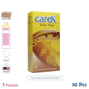 CSKU100240 Carex Extra Time Powershot 1 Packet (10 Pcs) Malaysian