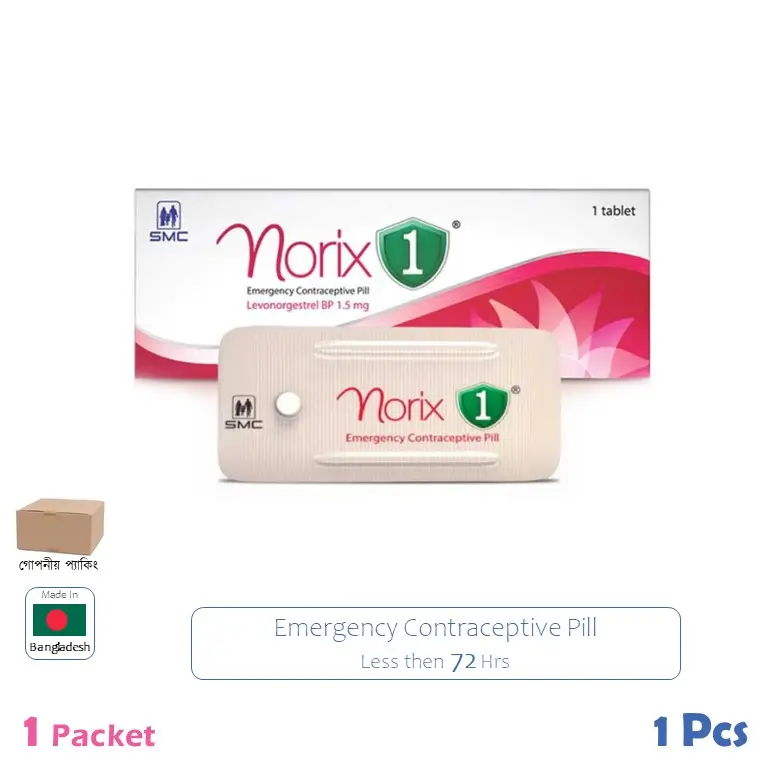 CSKU100376 Norix 1 Emergency Contraceptive Pill 1 Pack (1 Pcs)