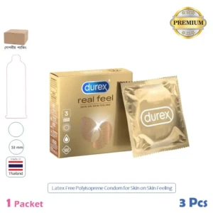 CSKU100400 Durex Real Feel 1 Pack (3 Pcs)