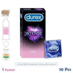 CSKU100481 Durex Intense 1 Pack (10 Pcs)