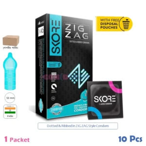 CSKU100493 SKORE ZIG ZAG 1 Pack (10 Pcs)