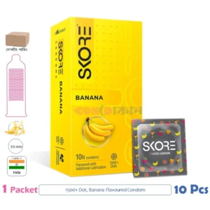 CSKU100571 SKORE 1500+ Dots Banana 1 Pack (10 Pcs)
