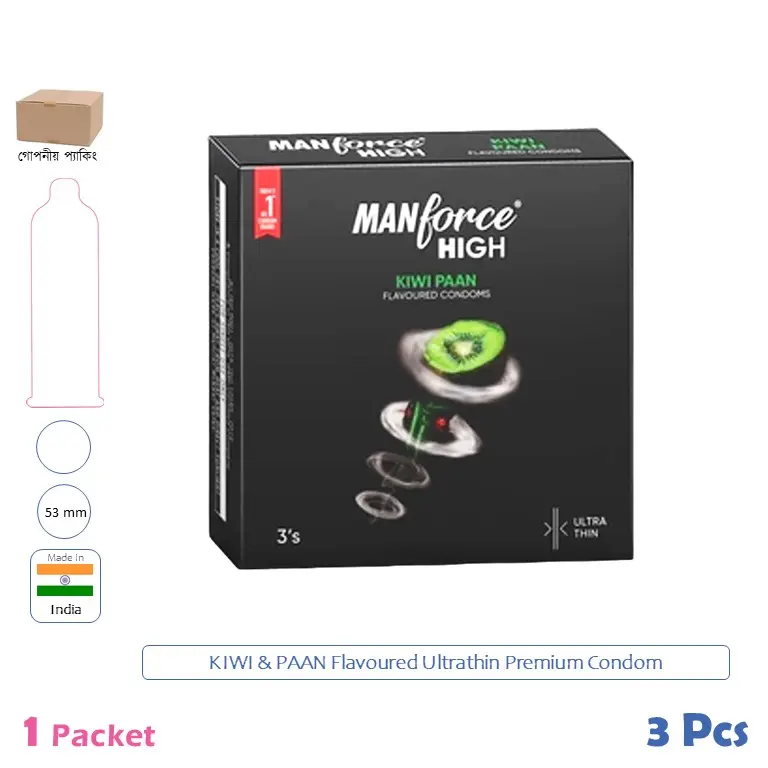 CSKU100737 Manforce HIGH KIWI PAAN Ultra Thin 1 Pack (3 Pcs)