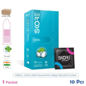 CSKU100741 SKORE Cool Flavoured Condom 1 Pack (10 Pcs)