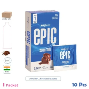 CSKU100816 Manforce EPIC Desire Super Thin Chocolate 1 Packet (10 Pcs)