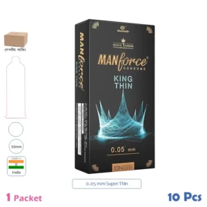 CSKU100927 Manforce King Thin 0.05 mm Condom 1 Pack (10 Pcs)