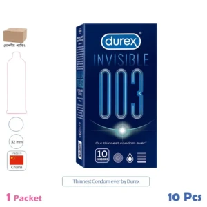 CSKU100936 Durex Invisible 003 1 Pack (10 Pcs)