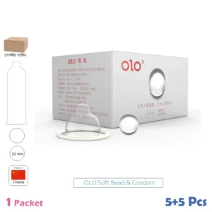 CSKU100942 OLO Growth Soft Bead 5 Set Condom 1 Pack (5 + 5 Pcs)