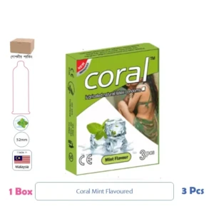 CSKU100154 Coral Mint Flavour 1 Box (3 Pcs)
