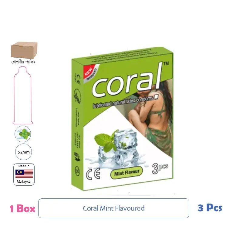 CSKU100154 Coral Mint Flavour 1 Box (3 Pcs)