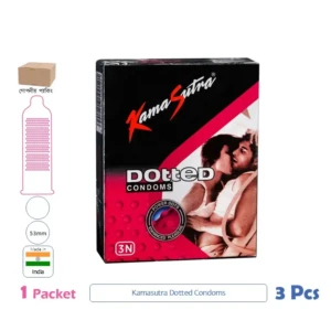CSKU100206 Kamasutra Dotted 1 Packet (3 Pcs)