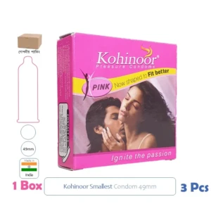 CSKU100232 Kohinoor Pink 49mm 1 Box (3 Pcs)