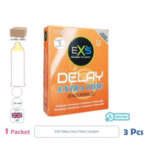 CSKU100411 EXS Delay Endurance Extra Time Condom 1 Pack (3 Pcs)