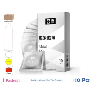 CSKU100451 Small Fit Ultra Thin Plain Condom - 10Pcs