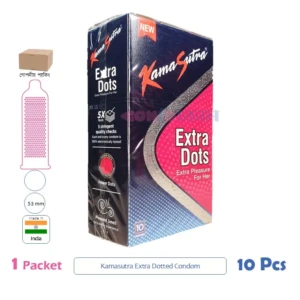 CSKU100502 Kamasutra Extra Dots 1 Pack (10 Pcs)