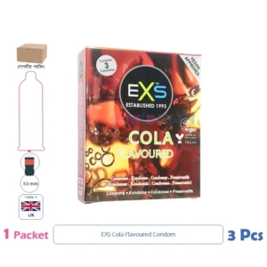 CSKU100587 EXS Cola Flavoured Condom 1 Pack (3 Pcs)