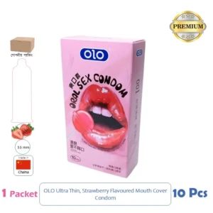 CSKU100885 OLO Ultra Thin Refreshing Mouth Covers Condom 1 Pack (10 Pcs)