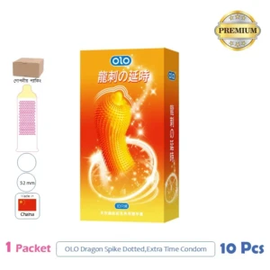 CSKU100910 OLO Spike Studd Extra Time Condom 1 Pack (10 Pcs)