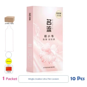 CSKU100971 Mingliu Super Tignt Ultra Thin 45mm Condom 1 Pack (10 Pcs)