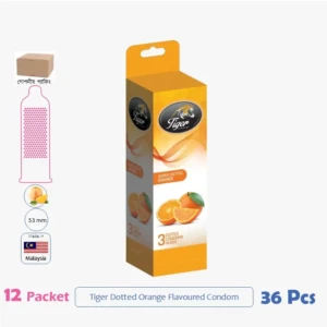 CSKU100135 Tiger Super Dotted Orange 1 Box (3Pcs)