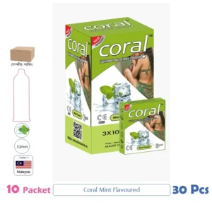 CSKU100154 Coral Mint Flavour 1 Box (3 Pcs)