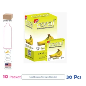 CSKU100251 Coral Banana Flavoured 1 Packet (3 Pcs)