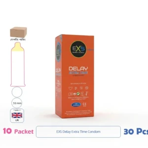 CSKU100411 EXS Delay Endurance Extra Time Condom 1 Pack (3 Pcs)