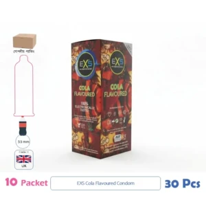 CSKU100587 EXS Cola Flavoured Condom 1 Pack (3 Pcs)