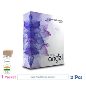 CSKU100780 CUPID Angel Female Condom 1 Packet (2 Pcs)