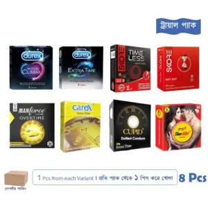 CSKU100820 Extra Time Condom Trial Pack 8 Pcs