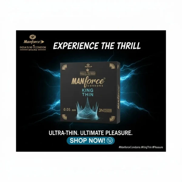 Man Force Kit Manforce King Thin Condom 1 Pack – (3 Pcs) – Condokan