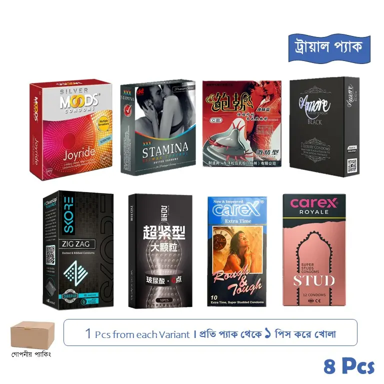 CSKU100820 Extra Time Condom Trial Pack 8 Pcs 2