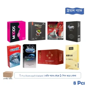 CSKU100820 Extra Time Condom Trial Pack 8 Pcs 3