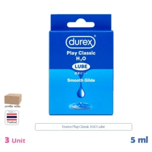 CSKU101001 Durex Play Classic H2o Smooth Glide Lube 5ml (3 pcs) 1 Pack