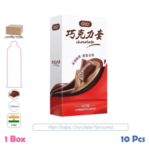 Olo Chocolate Flavore Condom 1 Pack (10 Pcs)
